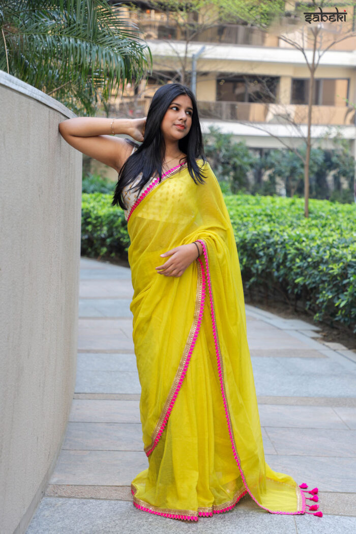 Mul Mul Cotton Saree - Image 4
