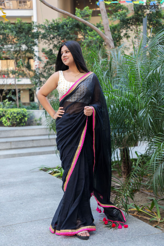 Mul Mul Cotton Saree - Image 4